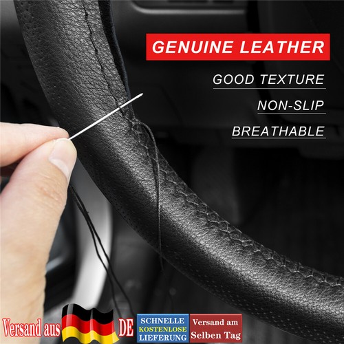 Auto lenkradbezug echtes - echtes, leder